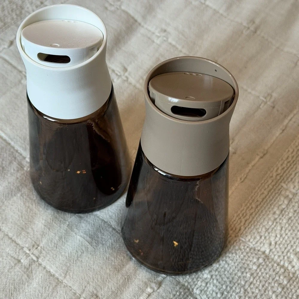 Set of 2, IKEA HALVTOM Salt and Pepper Shakers 4 ¾
